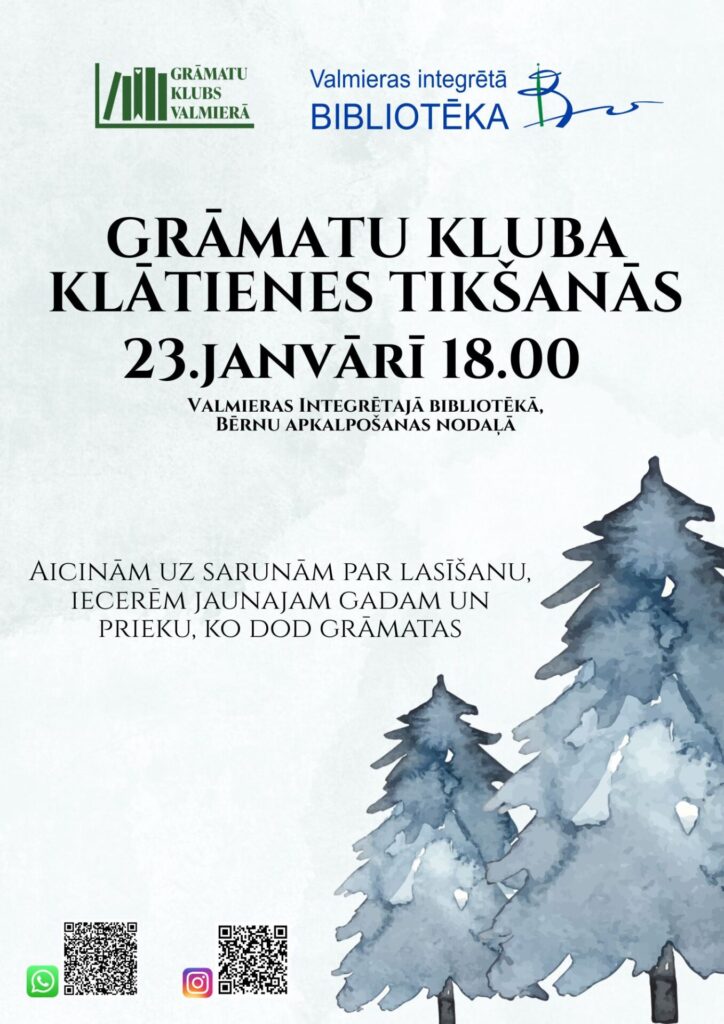 Valmieras Grāmatu kluba ikmēneša tikšanās